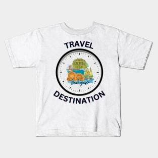 Travel to Budapest Kids T-Shirt